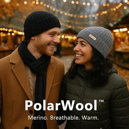 PolarWool™ 100% Merino Wool Fisherman Beanie