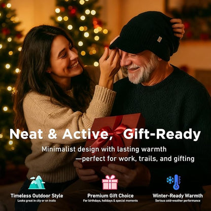 PolarWool™ 100% Merino Slouchy Beanie with Brim