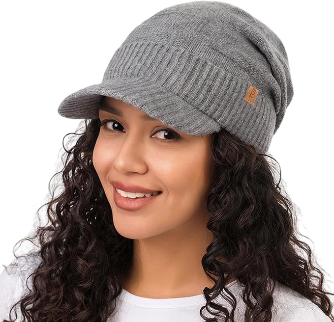 PolarWool™ 100% Merino Slouchy Beanie with Brim
