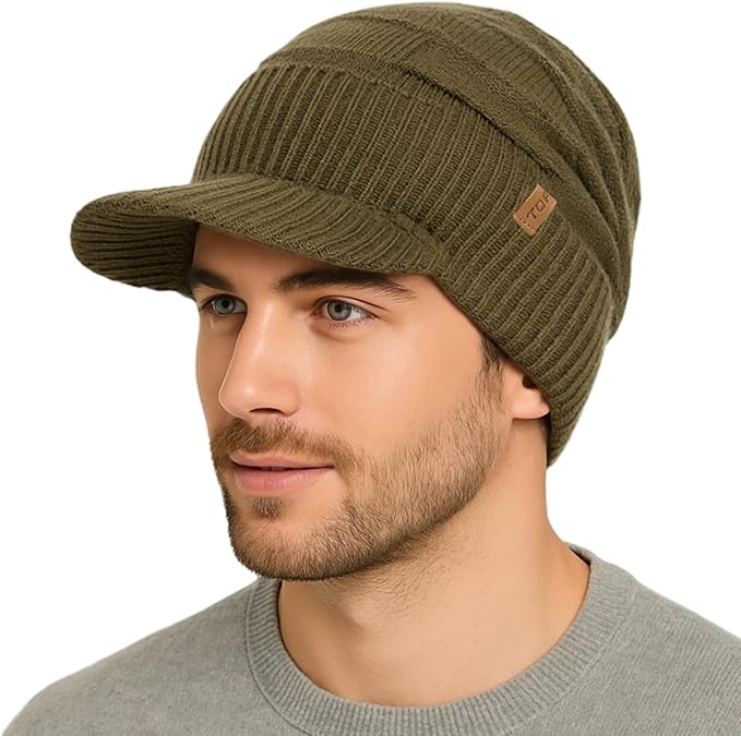 PolarWool™ 100% Merino Slouchy Beanie with Brim