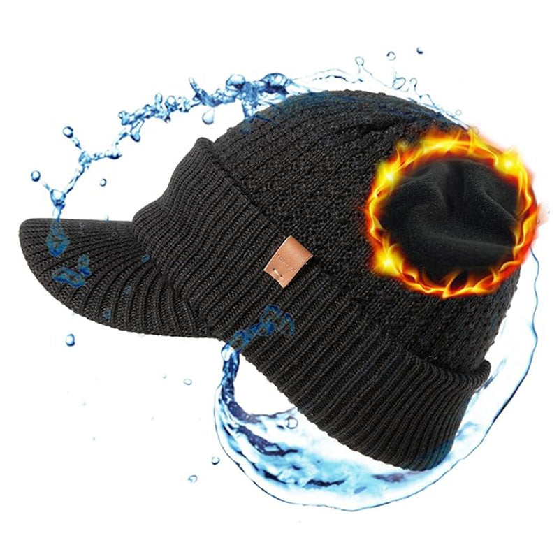 DryKnit™ x Polartec® | StormShield Merino Wool Visor Beanie