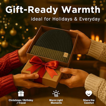 PolarWool™ Double-Layer Merino Waffle Fisherman Beanie