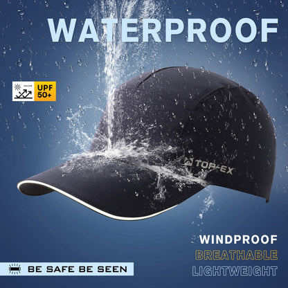 5-Panel Water-Resistant Baseball Performance Cap M/L/XL/XXL TOP-EX