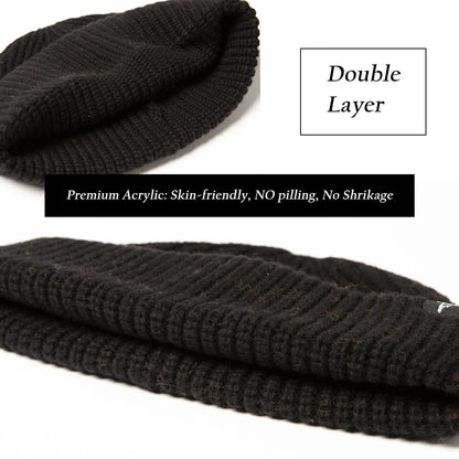 Merino Wool Short Fisheman Beanie L/XL/XXL TOP-EX