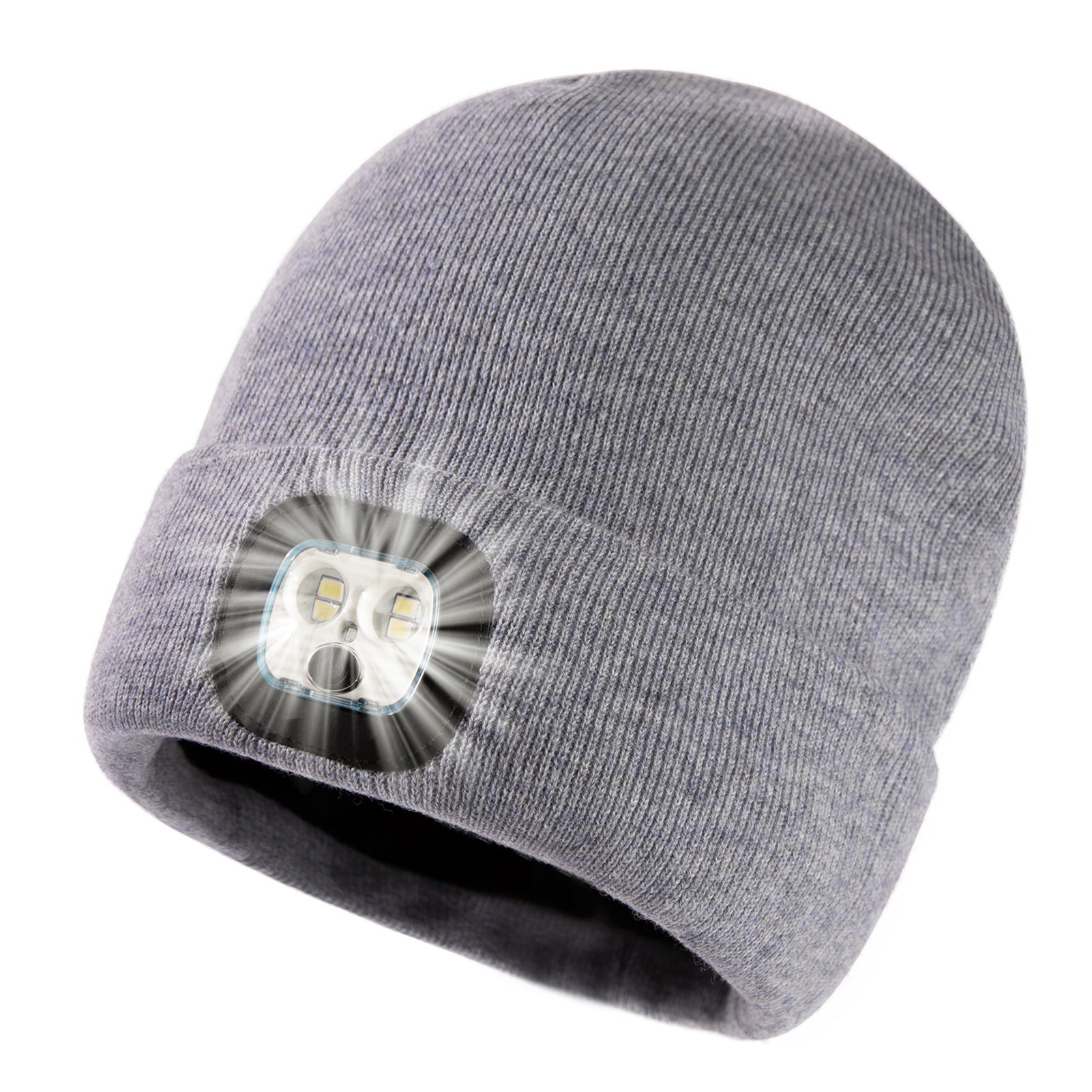 TOP-EX L/XL/XXL Waterproof 50% Merino Wool LED Rechargeable Beanies TOP-EX