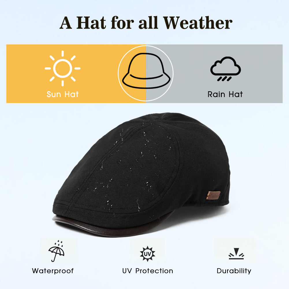 Waterproof Newsboy Cap for Men M/L/XL/XXL/3XL TOP-EX