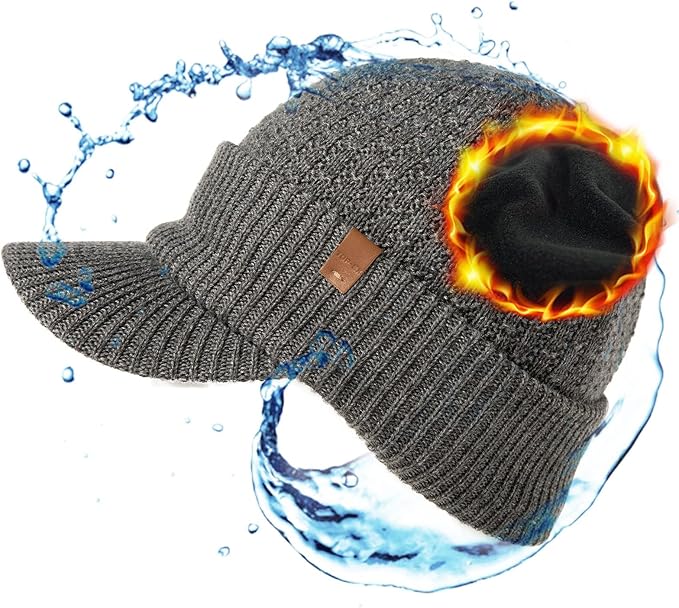 DryKnit™ x Polartec® | StormShield Merino Wool Visor Beanie