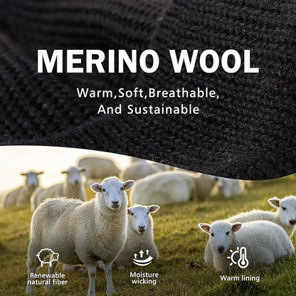 PolarWool™ Fleece-Lined Merino Wool Beanie