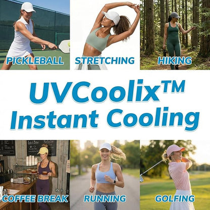ChicPony™ UVCoolix Cooling Ponytail Cap UPF 50+