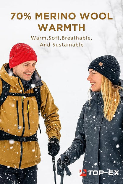 PolarWool™ Fleece-Lined Merino Wool Beanie