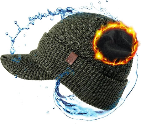 DryKnit™ x Polartec® | StormShield Merino Wool Visor Beanie