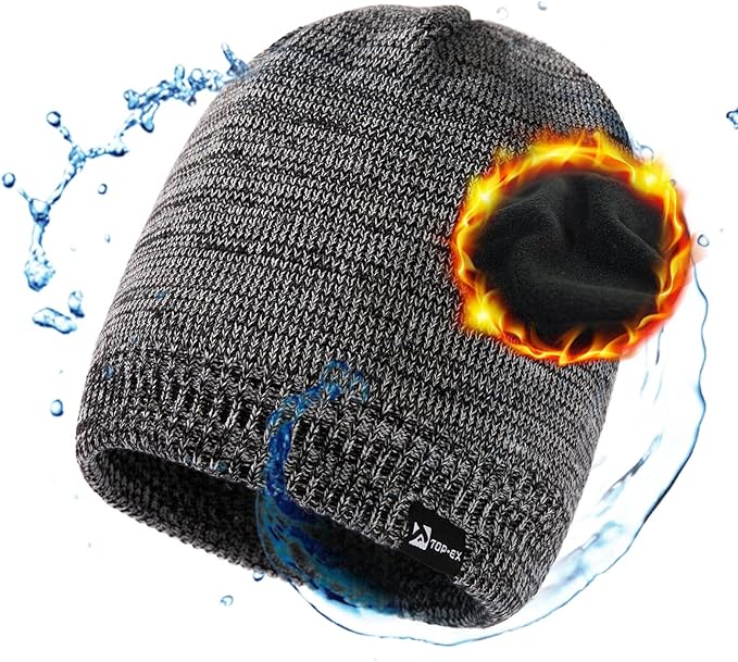 DryKnit™ x Polartec® Waterproof Wool Beanie – Warm, Breathable & Fleece Lined