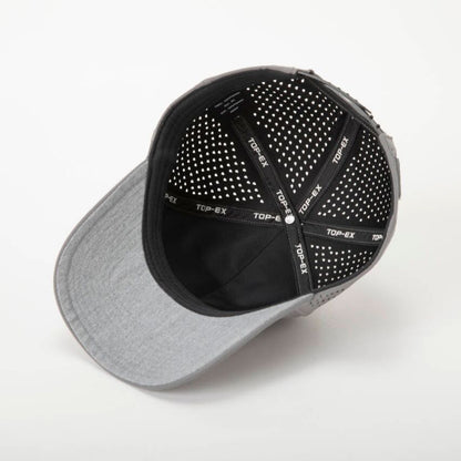 UvCoolix™ Curved Bill Golf Cap Breathable Water Resistant Snapback Cooling Sweatband