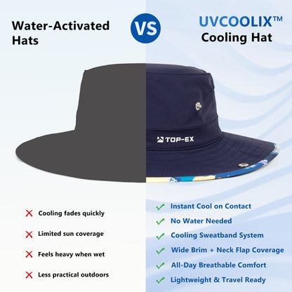 UVCoolix™ Cooling Sun Hat with Detachable Neck Flap