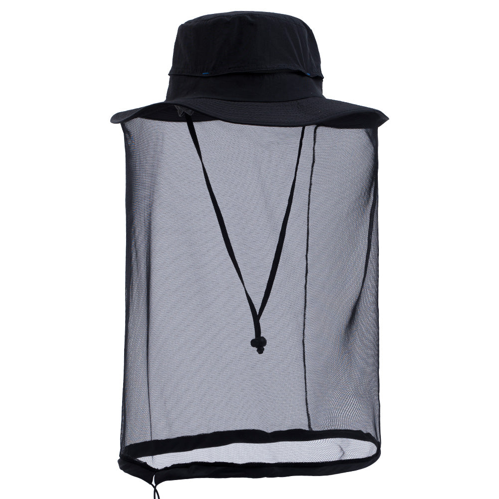Mosquito Net Sun Hat UPF50+ Waterproof Wide Brim Bug Protection Hat