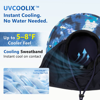 UVCoolix™ Cooling Sun Hat with Detachable Neck Flap