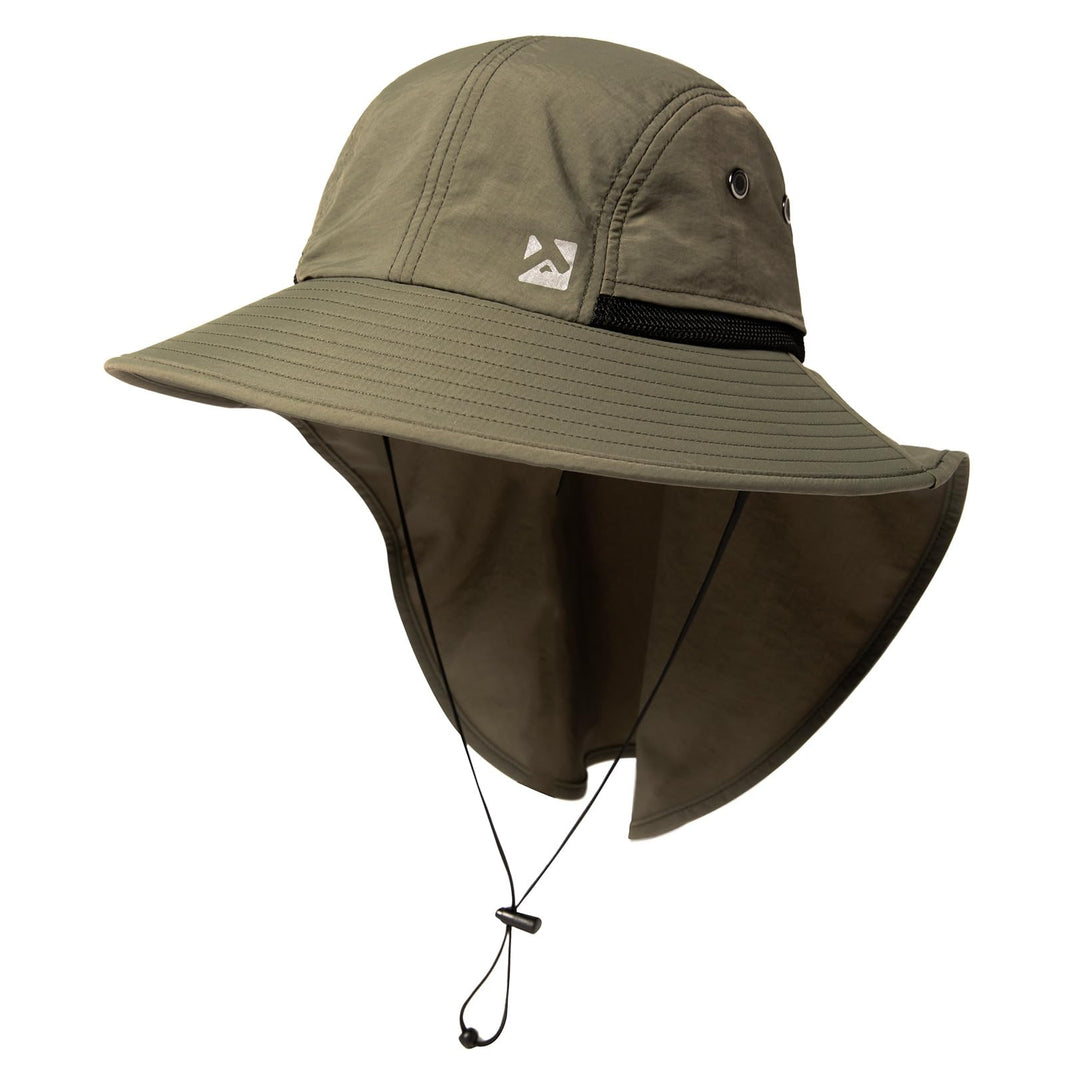 TOP-EX Oversized XL XXL Mens Sun Hat Big Head Neck Flap Shade Waterproof UPF50+ Wide Brim Hat Fishing Safari TOP-EX