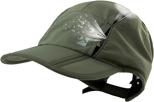 TOP-EX Oversized XL XXL Quick Dry Running Golf Cap for Men Foldable Brim