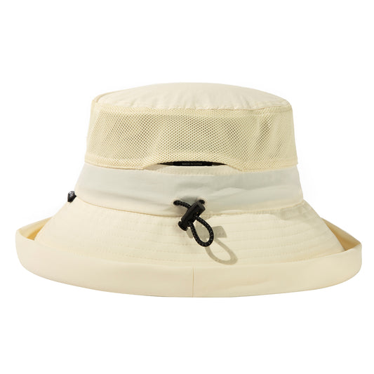 TOP-EX XL/XXL Women’s Wide Brim Bucket Sun Hat with Ponytail Hole UPF 50 Summer Packable Sunhat for Travel Beach Outdoor