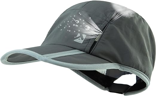 TOP-EX Oversized XL XXL Quick Dry Running Golf Cap for Men Foldable Brim