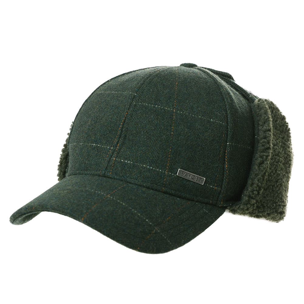 Wool Fleece Earflap Baseball Cap – Warm Winter Hat