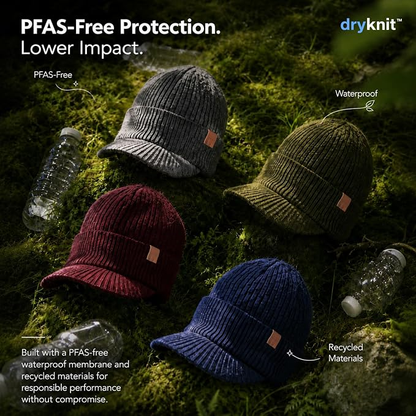 DryKnit™ x Polartec® | StormShield Merino Wool Visor Beanie