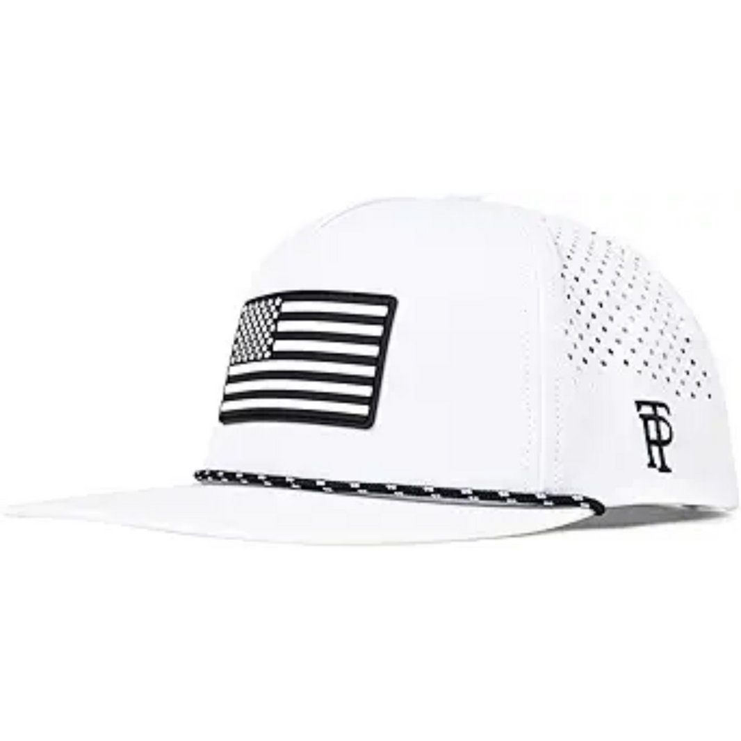 Uvcoolix™ Waterproof Golf Snapback Hat for Men Breathable Flat Bill Cap XL XXL