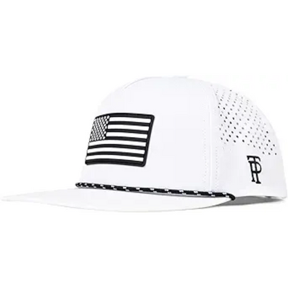 Uvcoolix™ Waterproof Golf Snapback Hat for Men Breathable Flat Bill Cap XL XXL