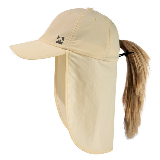 TOP-EX L/XL Sun Hats for Women Ponytail Baseball Cap with Neck Flap UPF50 Summer Hiking Gardening Hat Waterproof