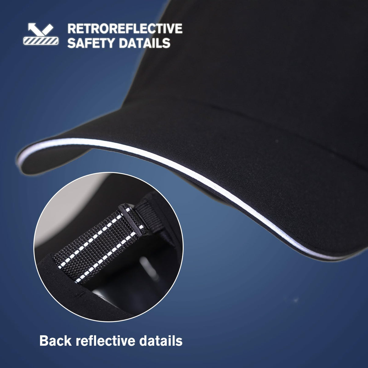 5-Panel Water-Resistant Baseball Performance Cap M/L/XL/XXL TOP-EX
