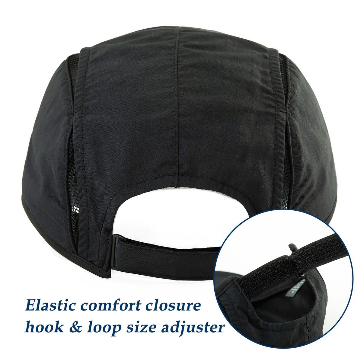 TOP-EX Oversized XL XXL Quick Dry Running Golf Cap for Men Foldable Brim TOP-EX