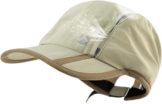 TOP-EX Oversized XL XXL Quick Dry Running Golf Cap for Men Foldable Brim