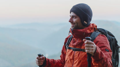 DryKnit™ Waterproof Merino Wool Beanie with Ear Flaps – Fleece Lined Winter Hat for Large Heads