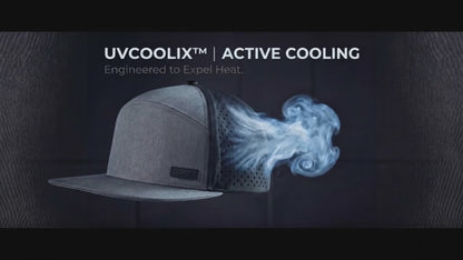 White American Flag Flat Bill Golf Cap UVCoolix™ Cooling