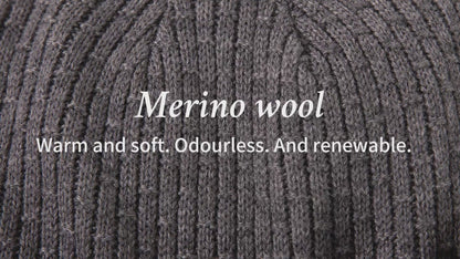 DryKnit™ Waterproof Merino Wool Earflap Beanie – Fleece Lined Winter Hat with Brim