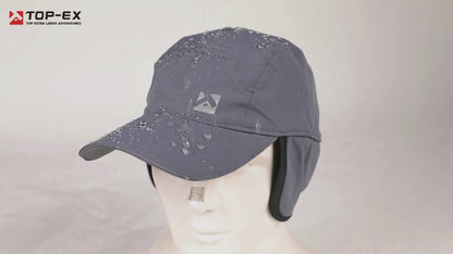Waterproof Earflap Baseball Cap Fleece Lined