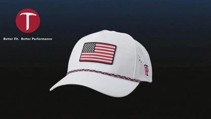 Uvcoolix™ Rope Snapback Hat for Men Water Resistant Breathable Golf Cap