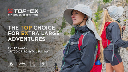 Emma Women's Waterproof Ponytail  Sun Hat