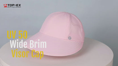 ChicPony™ Cooling High Ponytail Sun Visor Hat