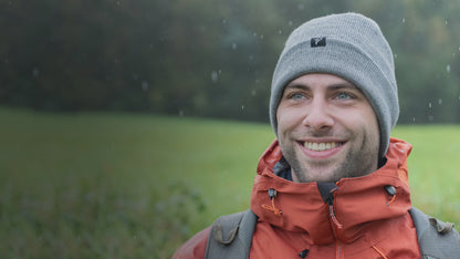 Noah WeatherGuard Waterproof Beanie – Fleece Lined Warm Winter Hat for Large Heads