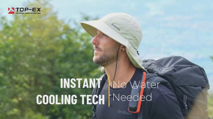 UvCoolix™ Sun Hat with Neck Flap UPF 50+ Wide Brim