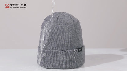 DryKnit™ Waterproof Merino Wool Beanie – Fleece Lined Warm Winter Hat for Large Heads