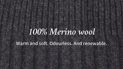 Liam Dockside Merino Wool Beanie – 100% Soft, Warm & Breathable Winter Cap