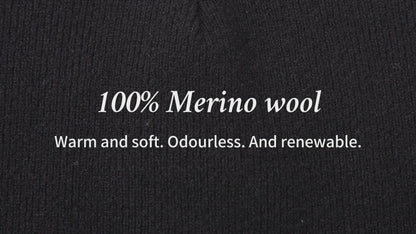 PolarWool™ Double-Layer 100% Merino Wool Beanie