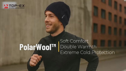 PolarWool™ Reversible Wool Beanie for Men & Women