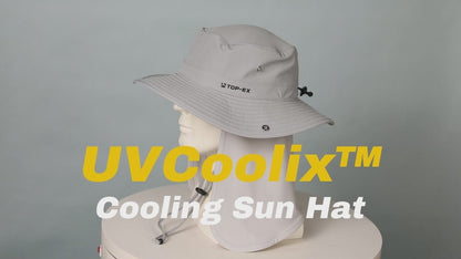 UVCoolix™ Cooling Sun Hat with Detachable Neck Flap