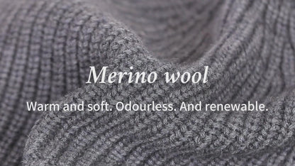 PolarWool™ 50% Merino Wool Fleece Lined Beanie Hat