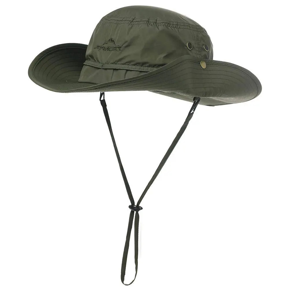 Oversize XL XXL Wide Brim Waterproof UPF 50+ Travel Fishing Hat TOP-EX