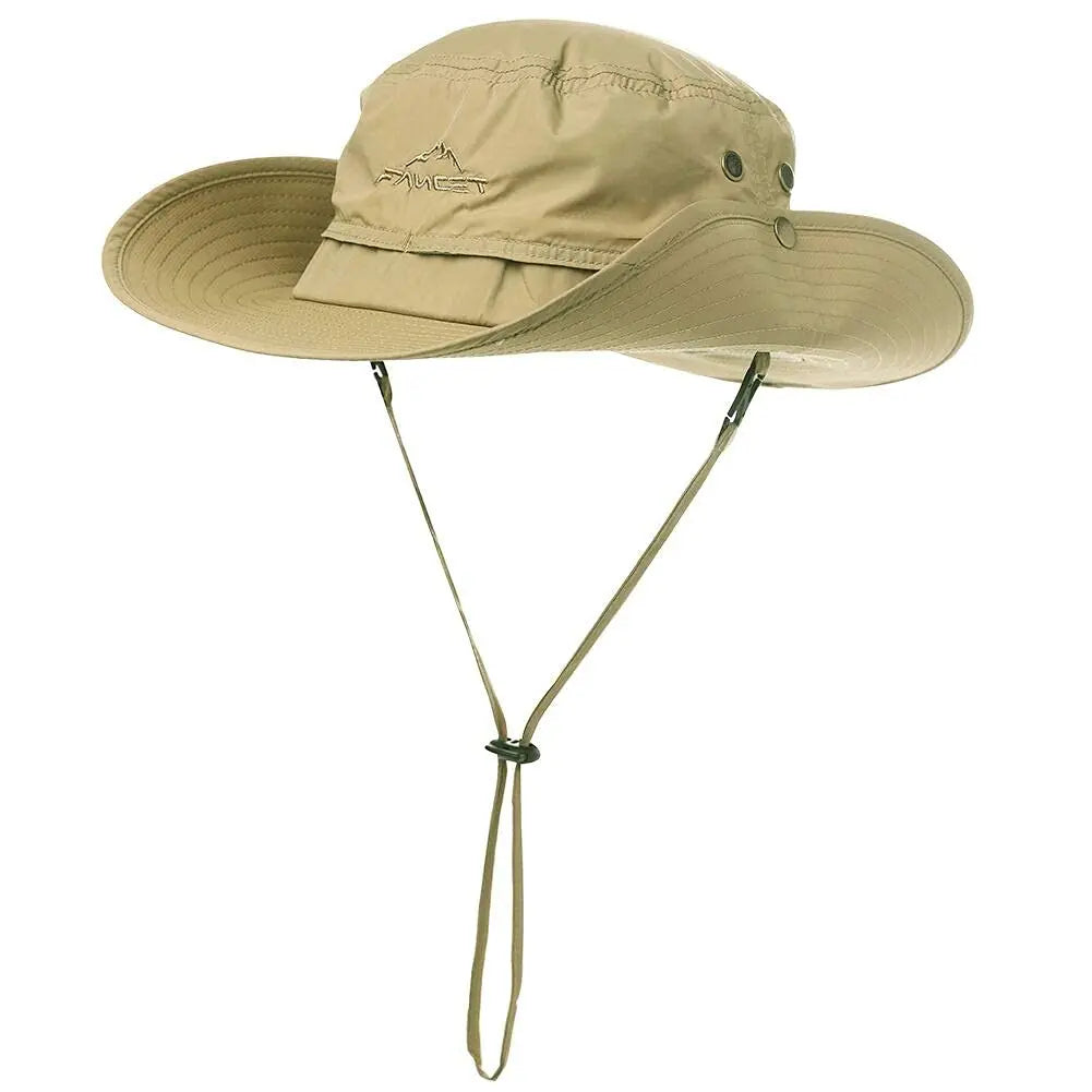 Oversize XL XXL Wide Brim Waterproof UPF 50+ Travel Fishing Hat TOP-EX